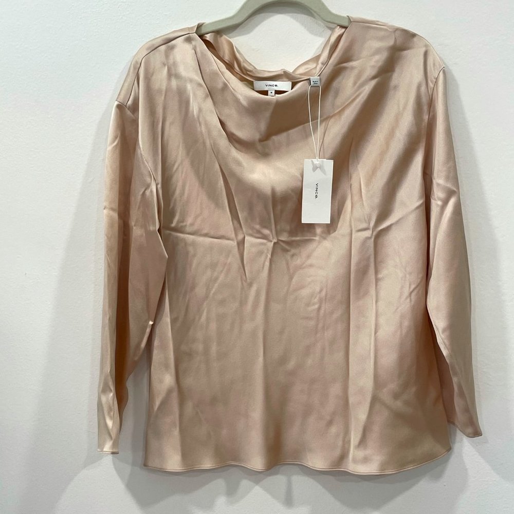 NWT Vince Silk Blouse